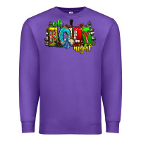 Purple oh holy night Premium Sweatshirt - CowhideDigitalArt