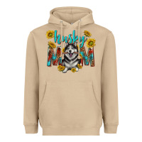 Mushroom western alaskan husky mom Heavyweight Hoodie - texasbilliewilder