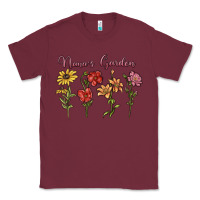Burgundy nana's garden Classic Tee - MaliasSmallBusiness