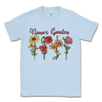 Dusty Blue nana's garden Classic Tee - MaliasSmallBusiness