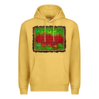 Antique Gold christmas lights background Premium Hoodie - AdoDesignShop
