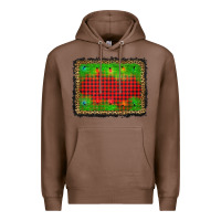 Chestnut christmas lights background Premium Hoodie - AdoDesignShop