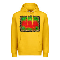 Lemon christmas lights background Premium Hoodie - AdoDesignShop