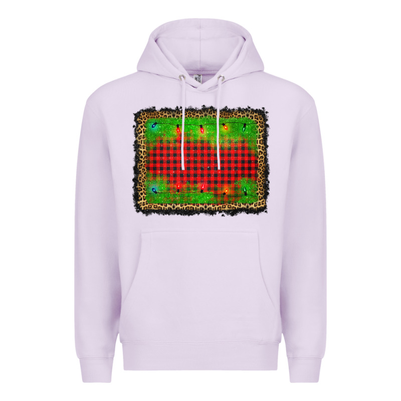 Christmas Lights Background Premium Hoodie by AdoDesignShop | Teevron
