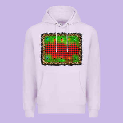 Christmas Lights Background Premium Hoodie Designed By Adodesignshop