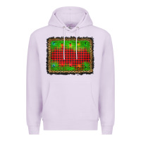 Lilac christmas lights background Premium Hoodie - AdoDesignShop