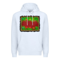 White christmas lights background Premium Hoodie - AdoDesignShop