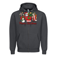 Smoke merry christmas truck Zipper Hoodie - MaliasSmallBusiness