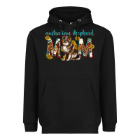 Black western australian shepherd mom Heavyweight Hoodie - texasbilliewilder
