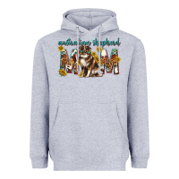 Heather Grey western australian shepherd mom Heavyweight Hoodie - texasbilliewilder