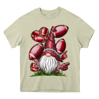 Mossy American Football Gnome Heavy Core Tee - CowhideDigitalArt
