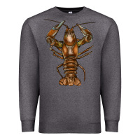 Charcoal Heather crawfish Premium Sweatshirt - FaDigitalArtStudio
