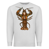 Dove Grey crawfish Premium Sweatshirt - FaDigitalArtStudio