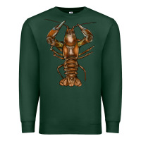 Sports Green crawfish Premium Sweatshirt - FaDigitalArtStudio