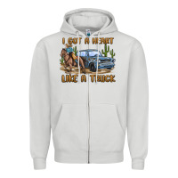 I Got A Heart Like A Truck Zipper Hoodie | Teevron