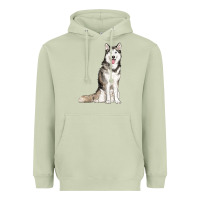 Matcha husky Heavyweight Hoodie - RanaPortraitStore