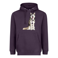 Plum husky Heavyweight Hoodie - RanaPortraitStore