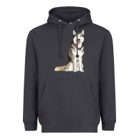 Smoke husky Heavyweight Hoodie - RanaPortraitStore