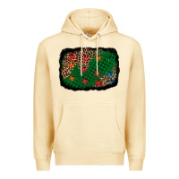 Pina Colada green buffalo plaid christmas background Premium Hoodie - AdoDesignShop