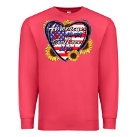 Cardinal American heart southern soul Premium Sweatshirt - CowGirlArtShop