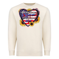 Sandshell American heart southern soul Premium Sweatshirt - CowGirlArtShop