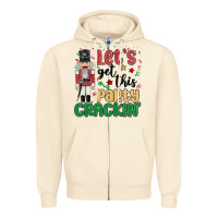 Sandshell lets get this party crackin Zipper Hoodie - MaliasSmallBusiness