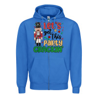 True Royal lets get this party crackin Zipper Hoodie - MaliasSmallBusiness