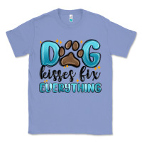 Colony Blue dog kisses fix everything Classic Tee - MaliasSmallBusiness