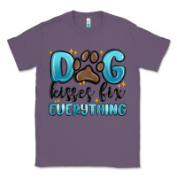 Lavender dog kisses fix everything Classic Tee - MaliasSmallBusiness