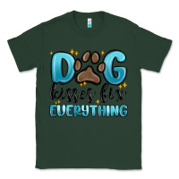 Sports Green dog kisses fix everything Classic Tee - MaliasSmallBusiness