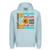 Blue Mist sunflower sunshine Premium Hoodie - AdoDesignShop