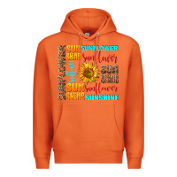 Carrot sunflower sunshine Premium Hoodie - AdoDesignShop