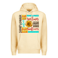 Pina Colada sunflower sunshine Premium Hoodie - AdoDesignShop
