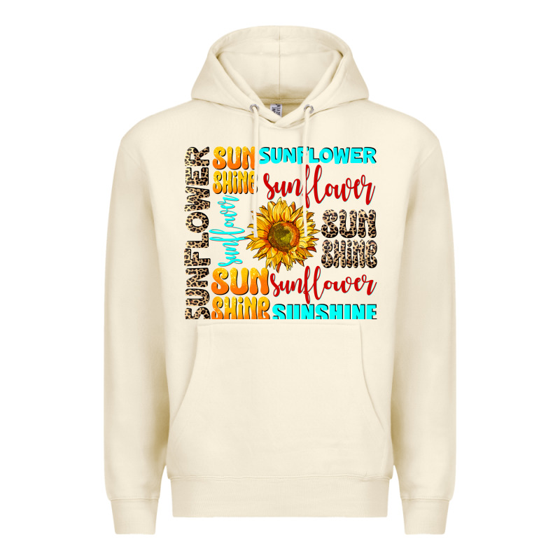Sunflower Sunshine Premium Hoodie by AdoDesignShop | Teevron