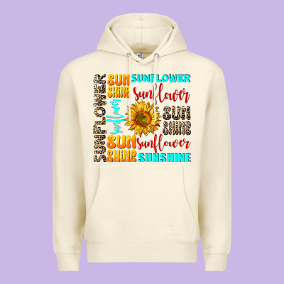 Sunflower Sunshine Premium Hoodie Designed By Adodesignshop