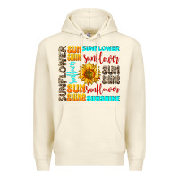 Sandshell sunflower sunshine Premium Hoodie - AdoDesignShop