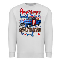 Dove Grey American heart southern soul truck Premium Sweatshirt - Neo Western