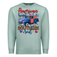 Seafoam American heart southern soul truck Premium Sweatshirt - Neo Western