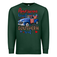 Sports Green American heart southern soul truck Premium Sweatshirt - Neo Western