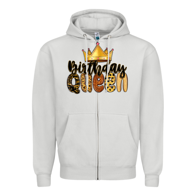 Birthday Queen Zipper Hoodie by MaliasSmallBusiness | Teevron