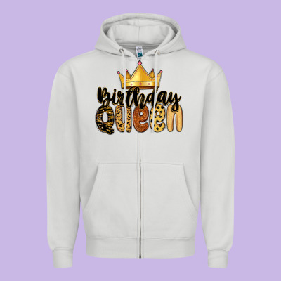 Zipper Hoodie birthday queen
