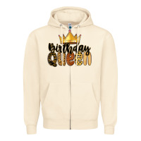 Sandshell birthday queen Zipper Hoodie - MaliasSmallBusiness