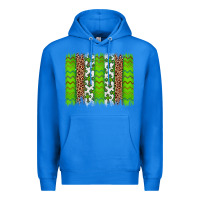 True Royal Western St. Patrick's Shamrock Cross Leopard Brushstroke Premium Hoodie - Artiststas