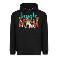 Black western beagle mom Heavyweight Hoodie - texasbilliewilder
