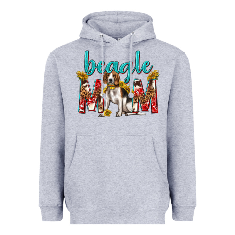 Western Beagle Mom Heavyweight Hoodie by texasbilliewilder | Teevron