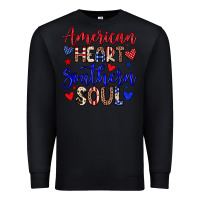 Black American heart southern soul Premium Sweatshirt - Neo Western