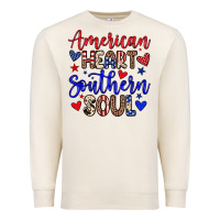 Sandshell American heart southern soul Premium Sweatshirt - Neo Western
