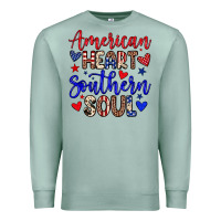 Seafoam American heart southern soul Premium Sweatshirt - Neo Western