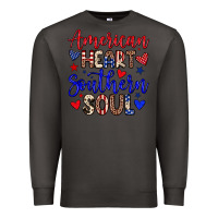 Smoke American heart southern soul Premium Sweatshirt - Neo Western