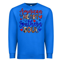True Royal American heart southern soul Premium Sweatshirt - Neo Western